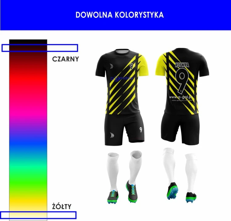 Stroje piłkarskie z własnym napisem, dowolny kolor A-GOL 46 OPIS 2.jpg