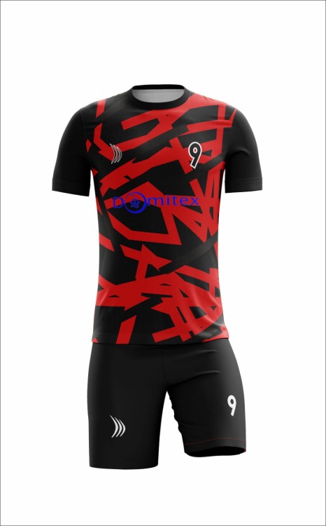 Komplet stroju piłkarskiego z własnym NAPISEM A-GOL 48 CZERWONY.jpg