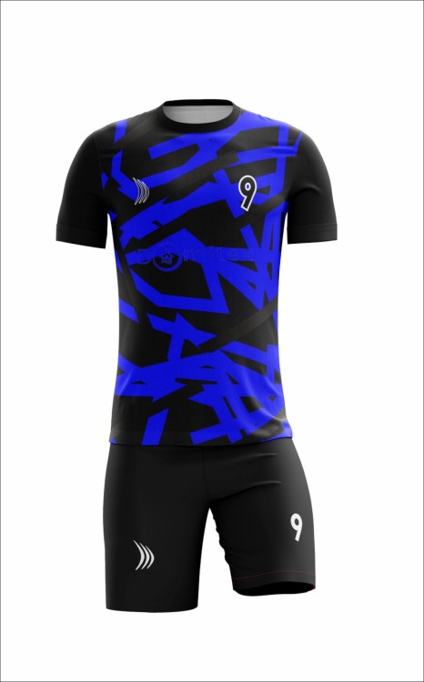 Komplet stroju piłkarskiego z własnym NAPISEM A-GOL 48 NIEBIESKI.jpg