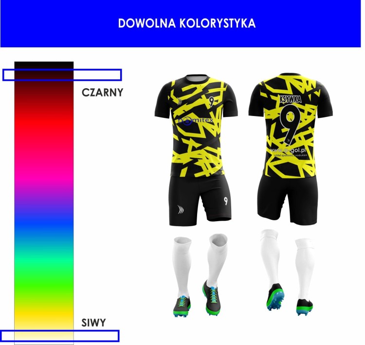 Komplet stroju piłkarskiego z własnym NAPISEM A-GOL 48 OPIS 2.jpg