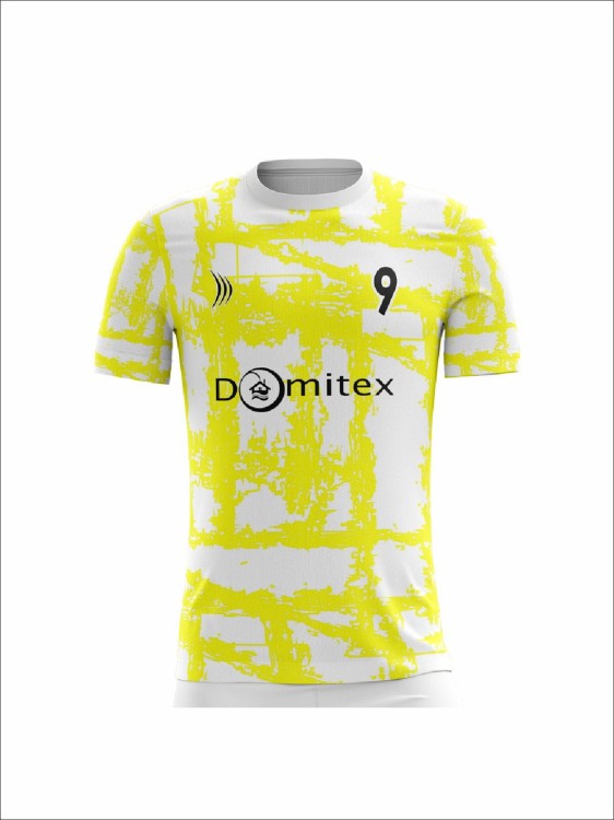 Tania koszulka sportowa z własnym nadrukiem LOGA 42 zołty.jpg